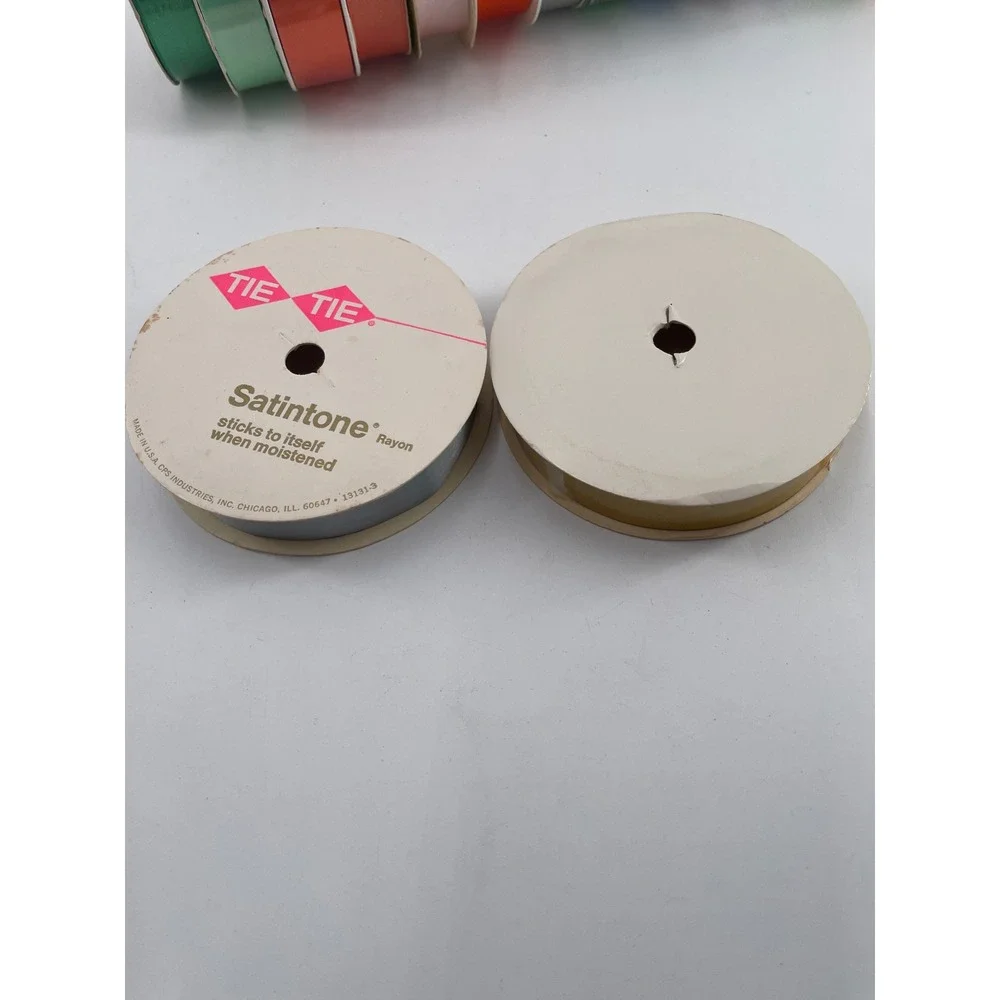 Vintage Quality Ribbon Lot x 21 Various Widths Mixed Craft Bow Making Spools
